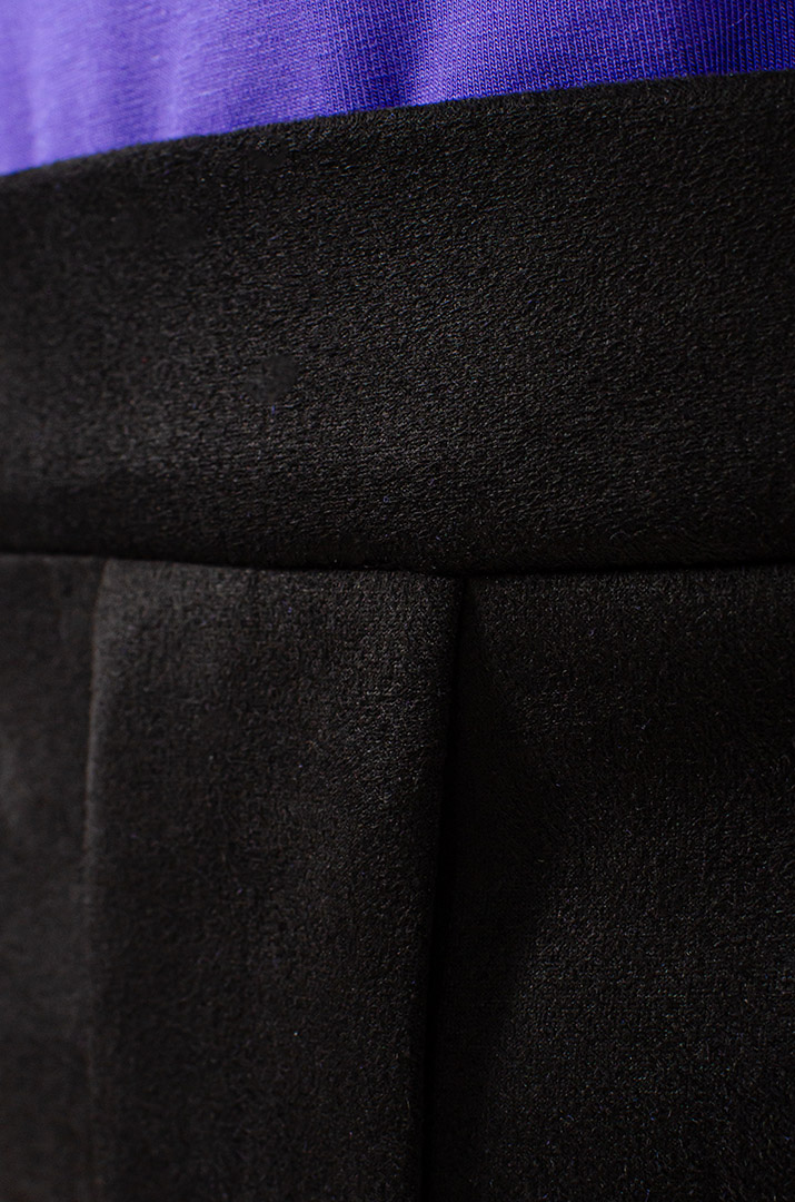 Спідниця екозамша з ґудзиками великих розмірів