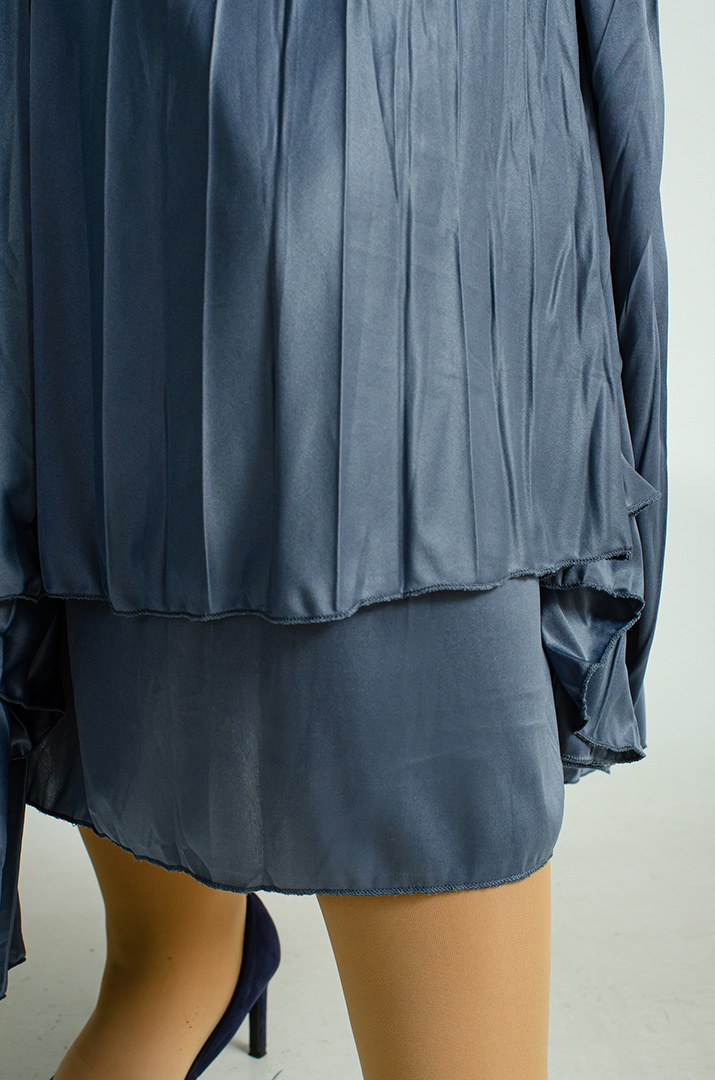 Спідниця міді плісе великих розмірів