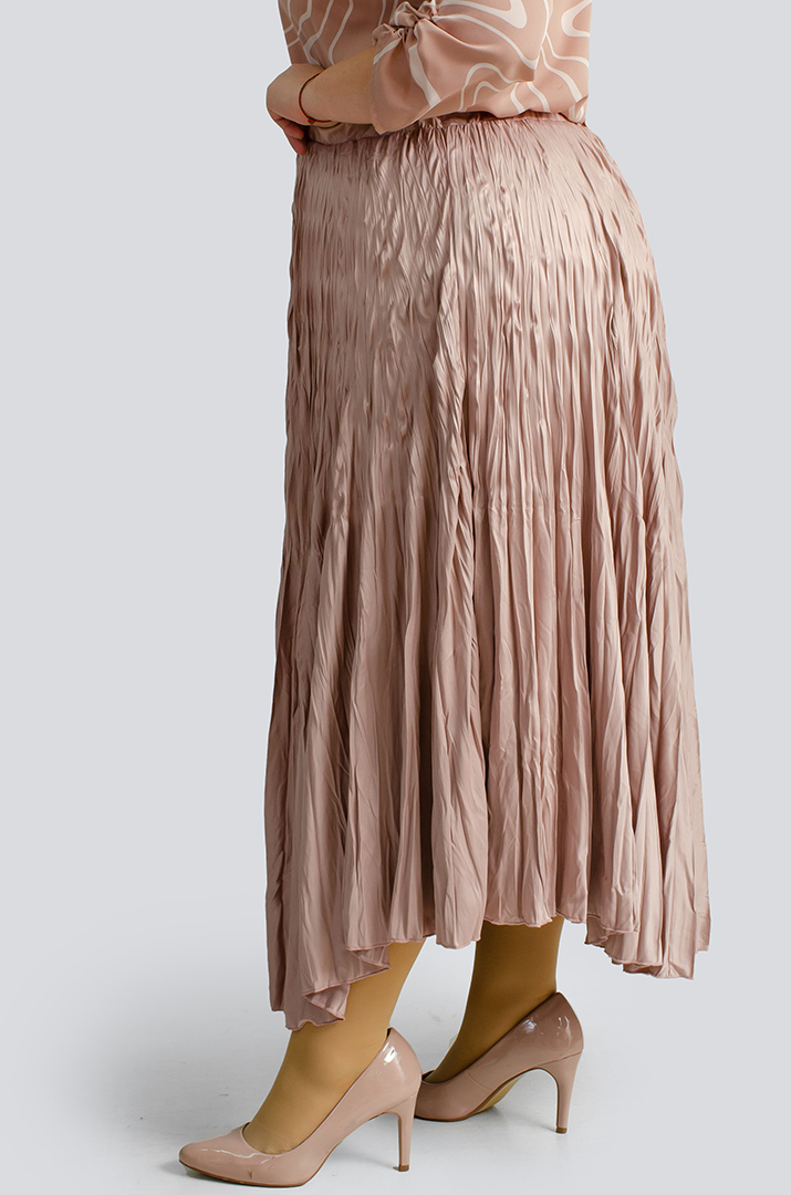 Спідниця міді плісе великих розмірів