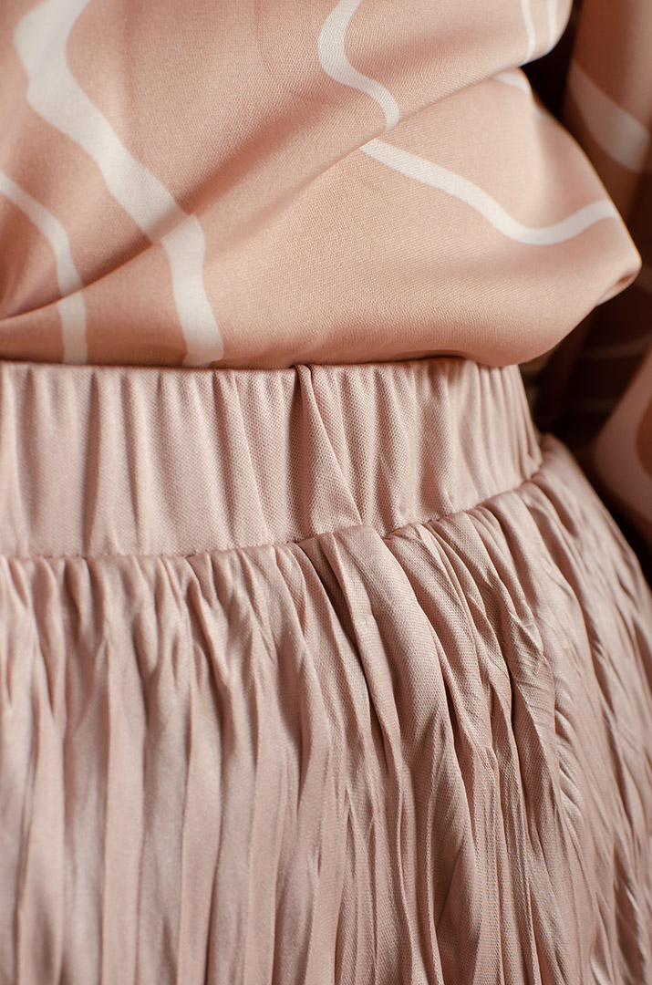 Спідниця міді плісе великих розмірів