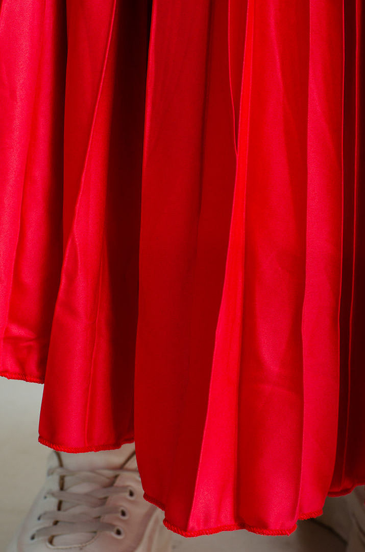 Спідниця міді плісе великих розмірів