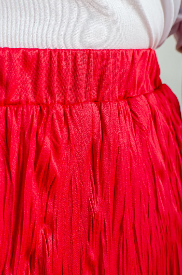 Спідниця міді плісе великих розмірів