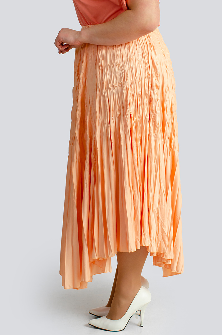 Спідниця міді плісе великих розмірів