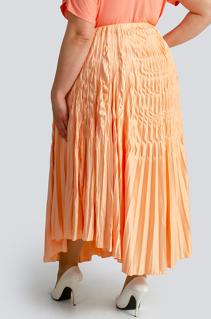 Спідниця міді плісе великих розмірів