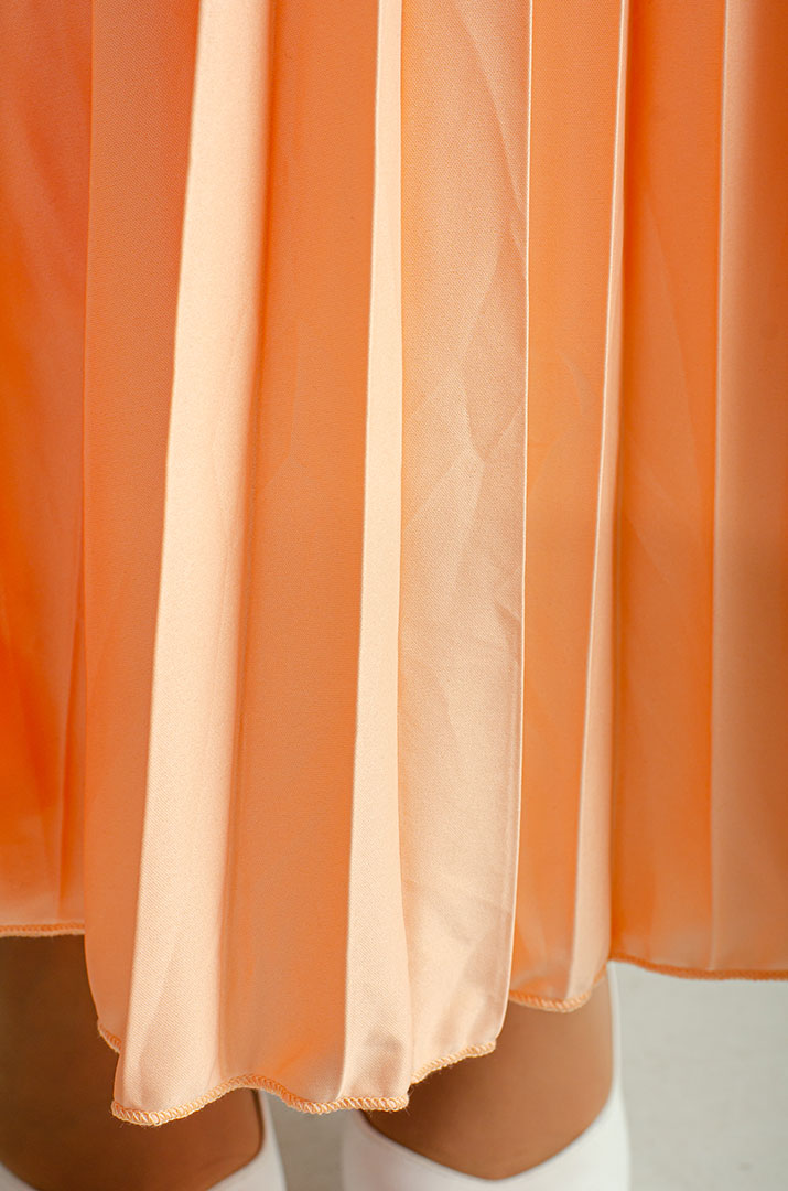 Спідниця міді плісе великих розмірів