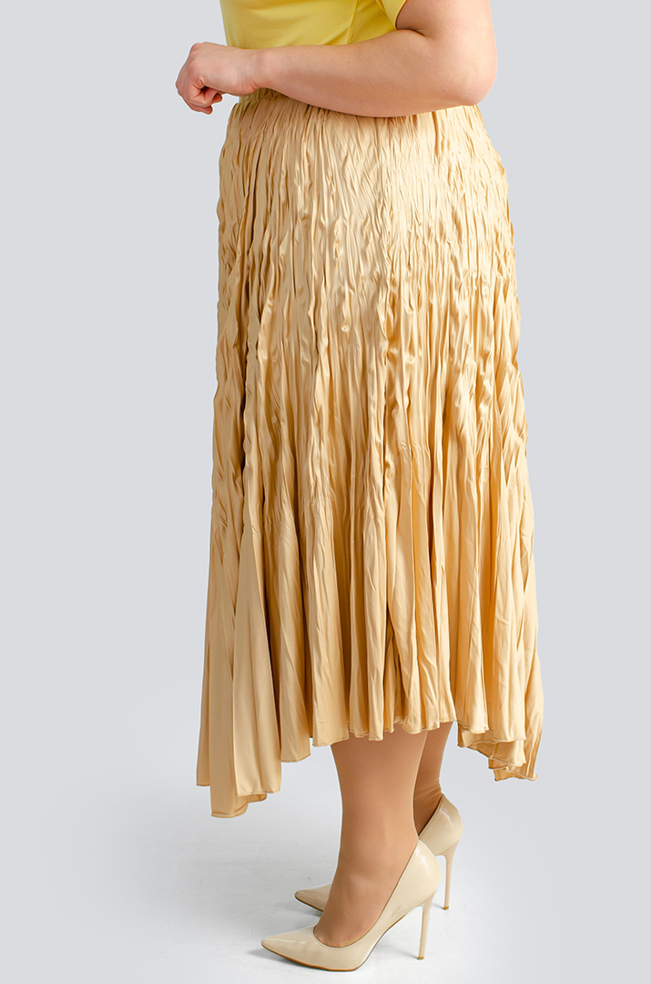Спідниця міді плісе великих розмірів
