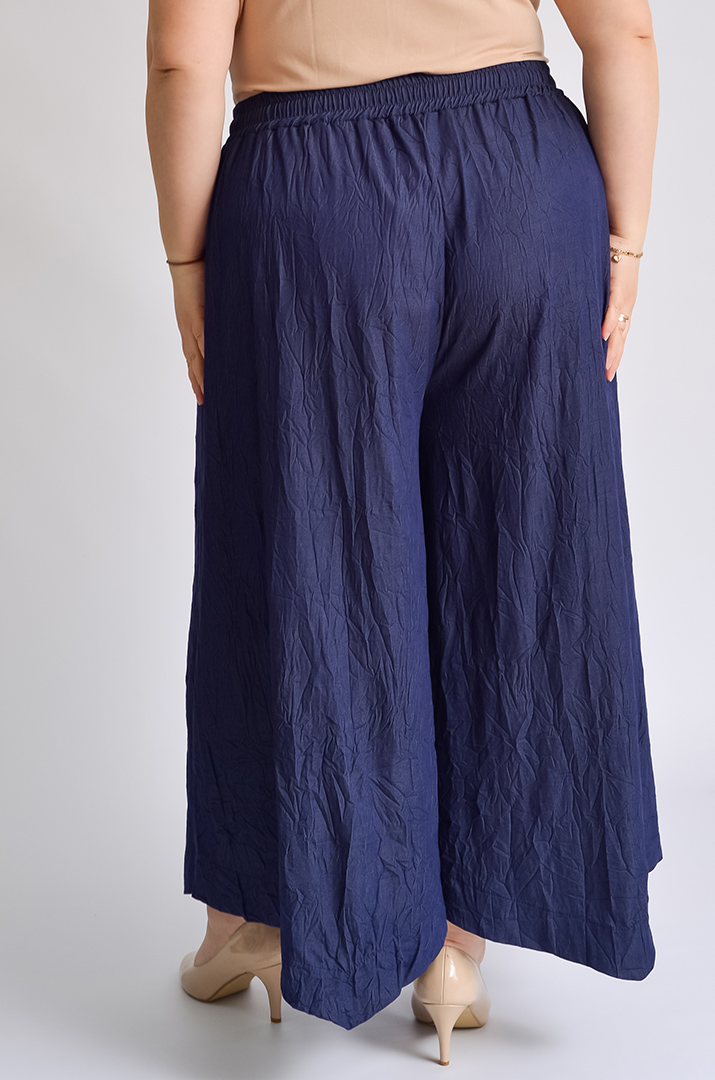 Спідниця-брюки міді великих розмірів