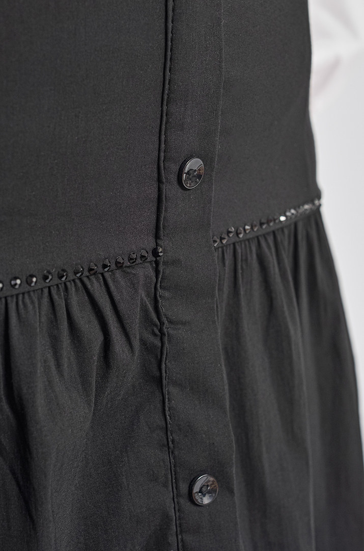 Спідниця максі зі стразами великих розмірів