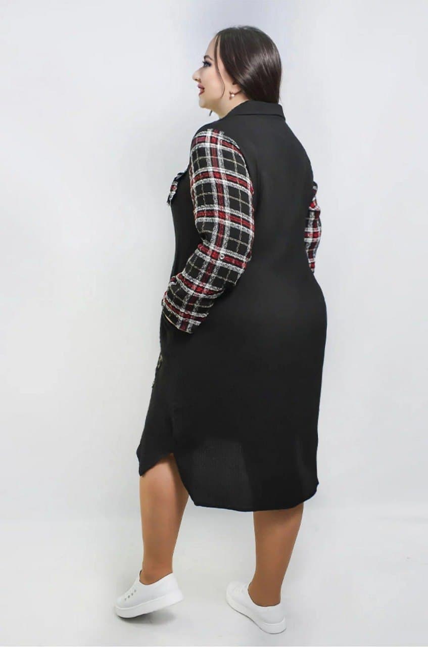 Сукня повсякденна з кишенями супер батал