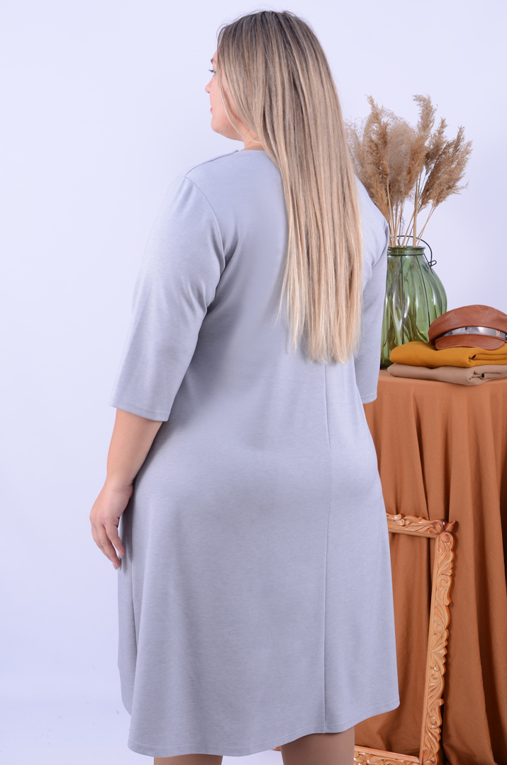 Сукня з аксесуаром батал