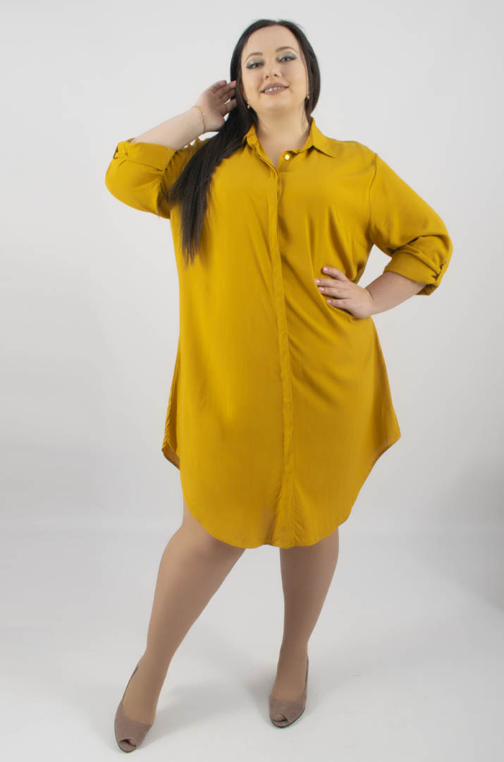 Платье миди футляр батал