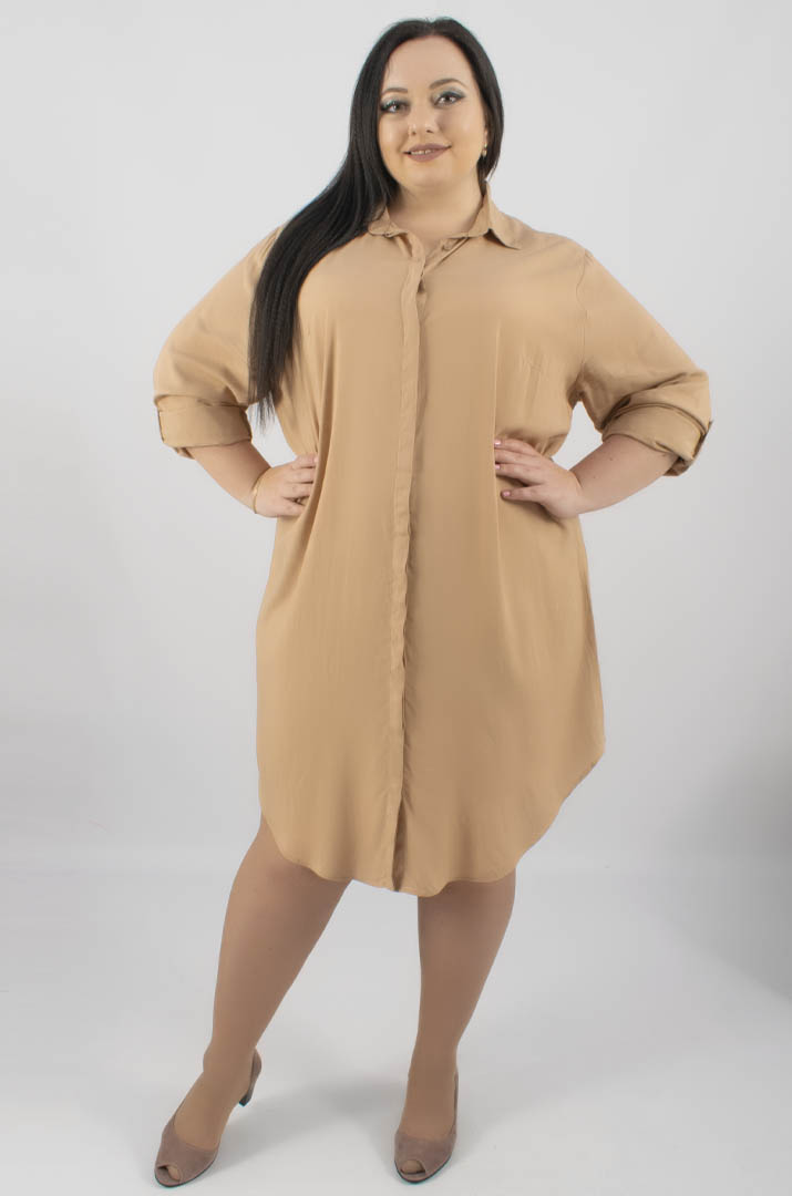 Платье миди футляр батал