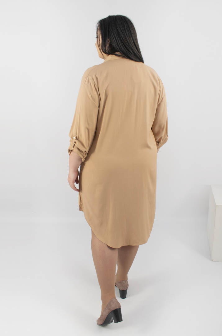 Платье миди футляр батал