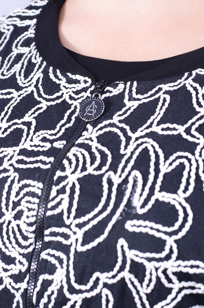 Платье-двойка миди трапеция батал