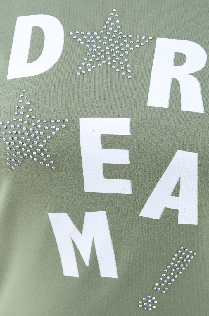 Сукня міді з кишенями та яскравим малюнком батал