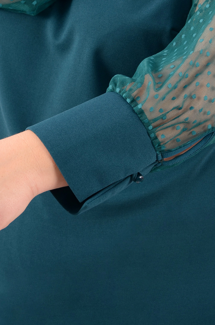 Сукня міді зі стильними рукавами супер батал