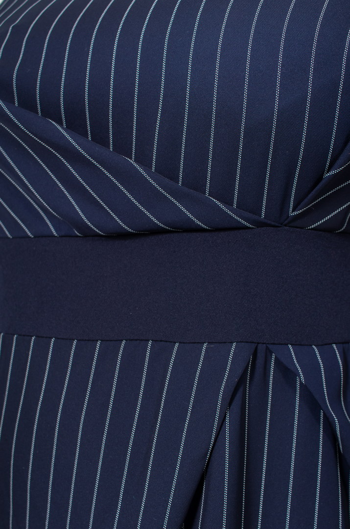 Сукня міді вертикальна смужка супер батал