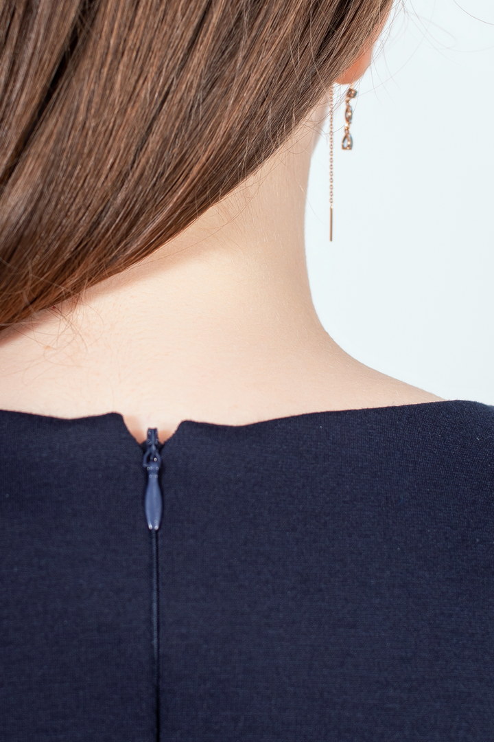 Міні сукня з діагональною смугою батал