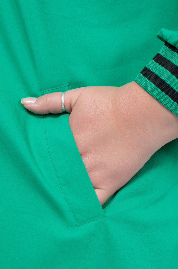 Сукня з рукавами в принт та стрази супер батал