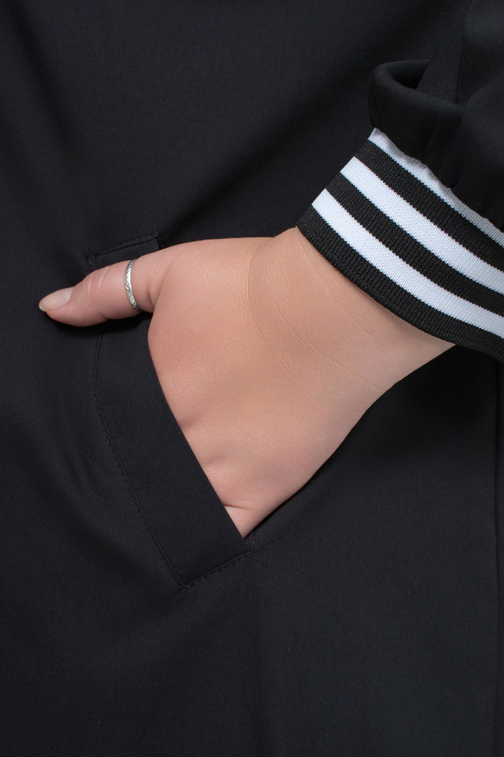 Сукня з рукавами в принт та стрази супер батал