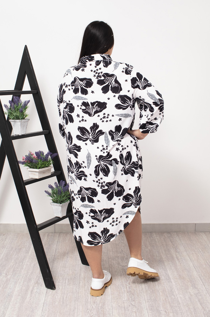 Сукня  сорочка міді супер батал