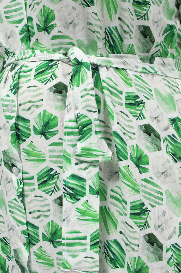 Яскрава сукня максі з поясом супер батал