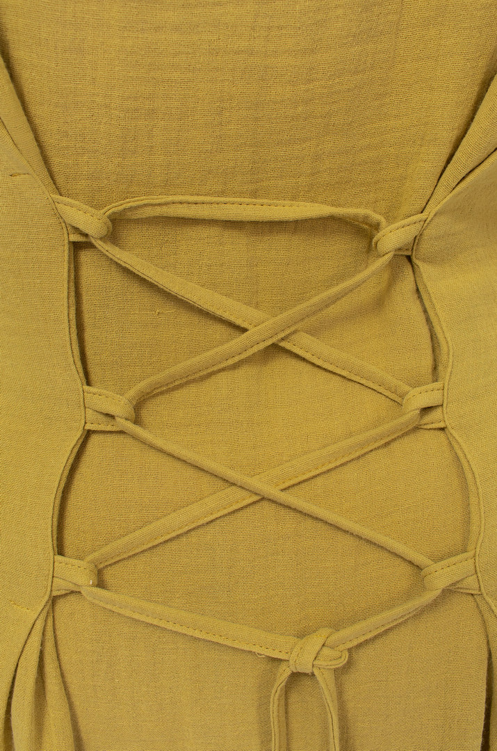 Платье рубашка макси лен со шнуровкой на спине в разных цветах батал