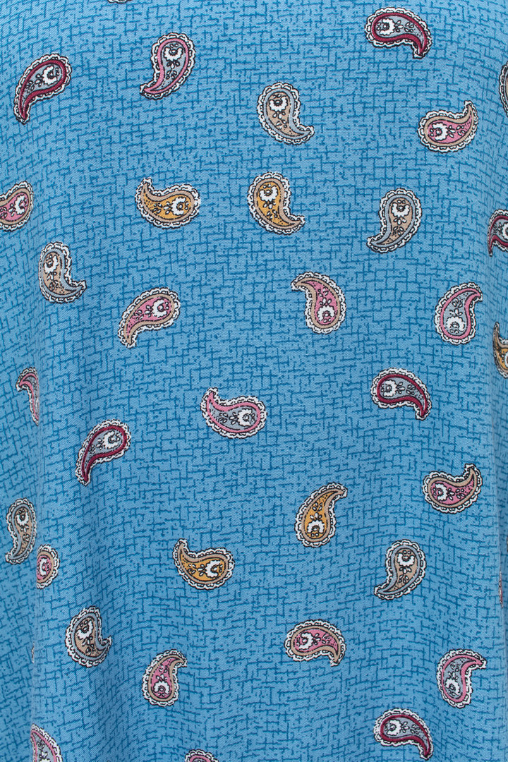 Платье штапель в принт супер батал