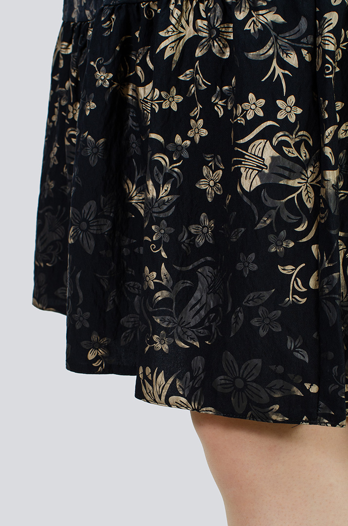 Платье штапель в принт супер батал