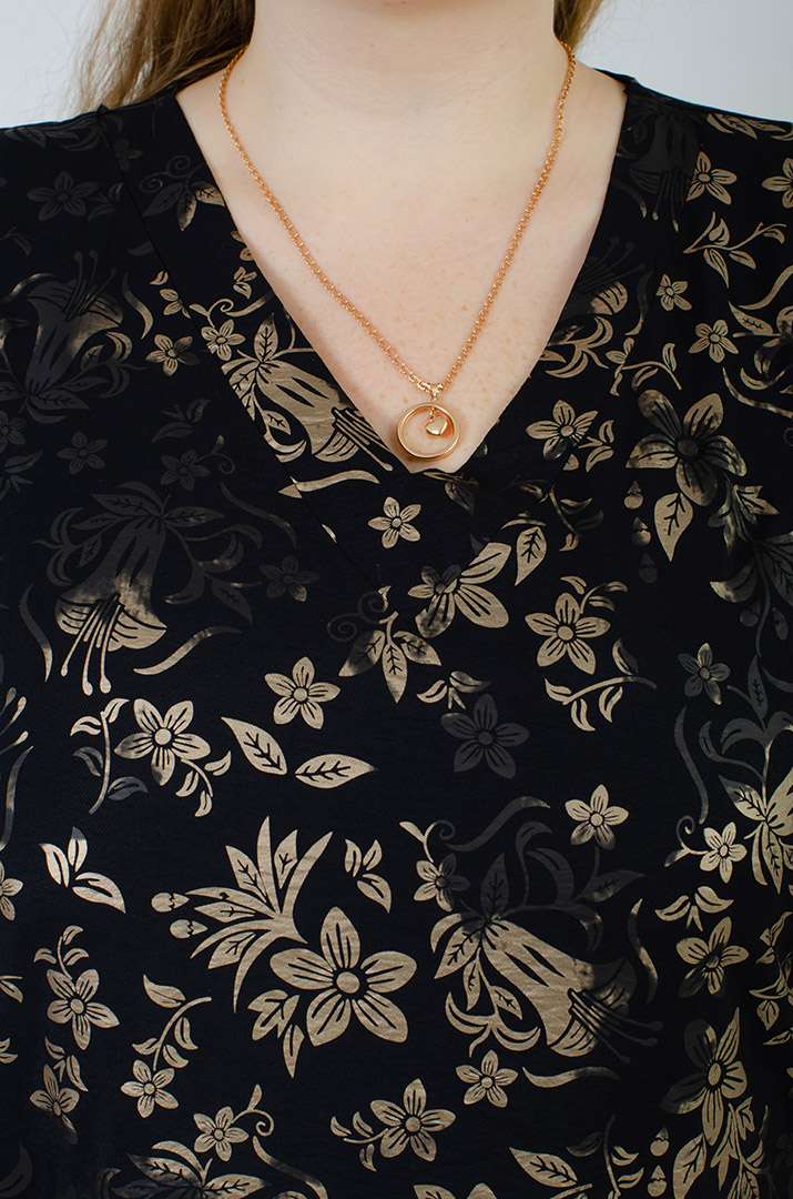 Платье штапель в принт супер батал