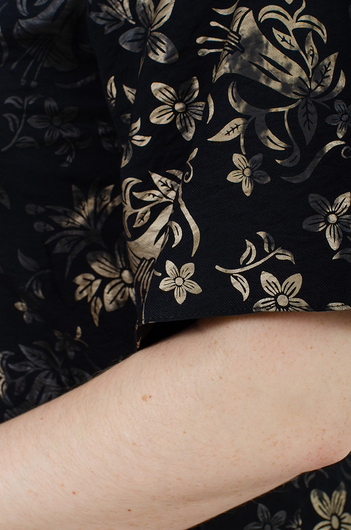 Платье штапель в принт супер батал