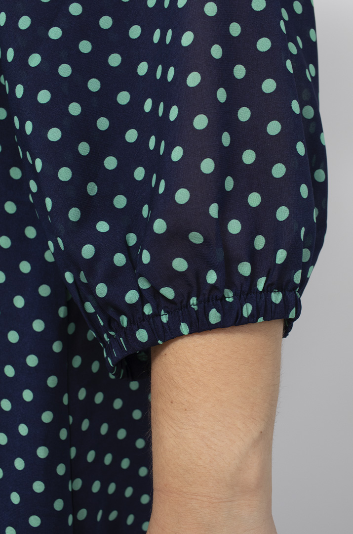 Легка шифонова сукня в принт супер батал