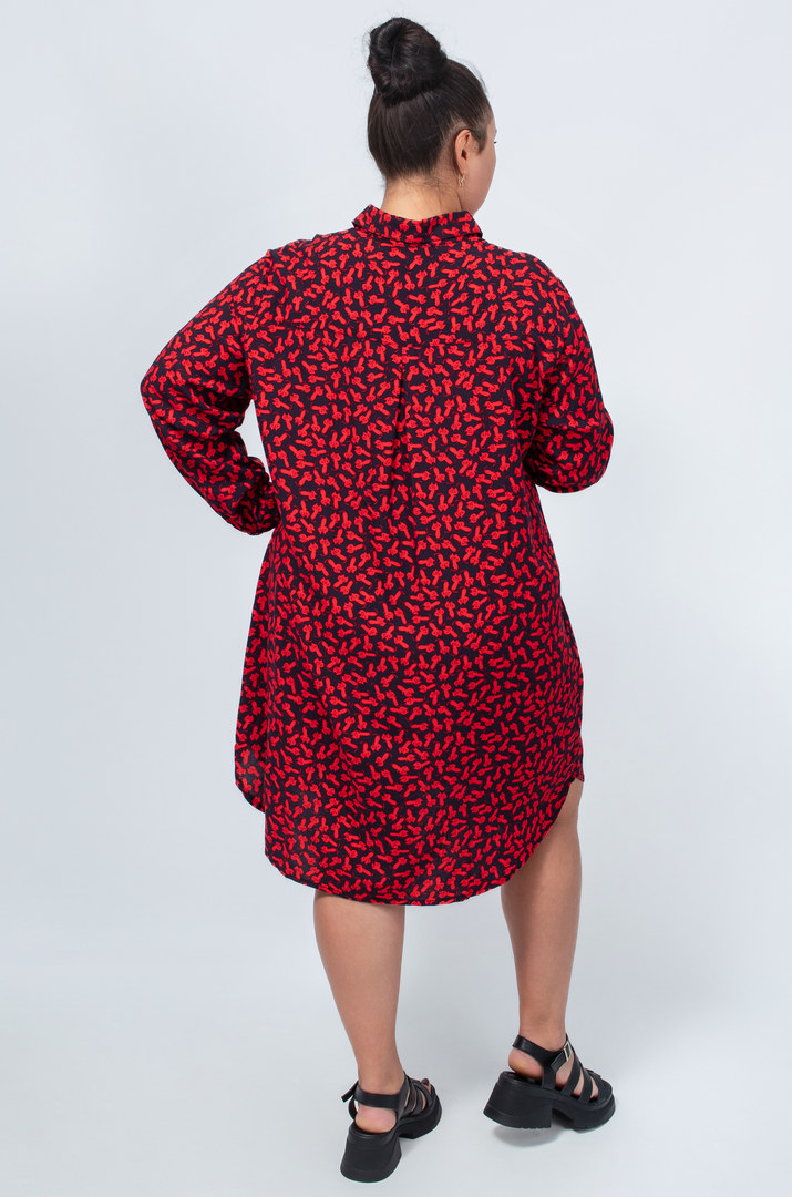 Сукня міні штапель в різних принтах супер батал