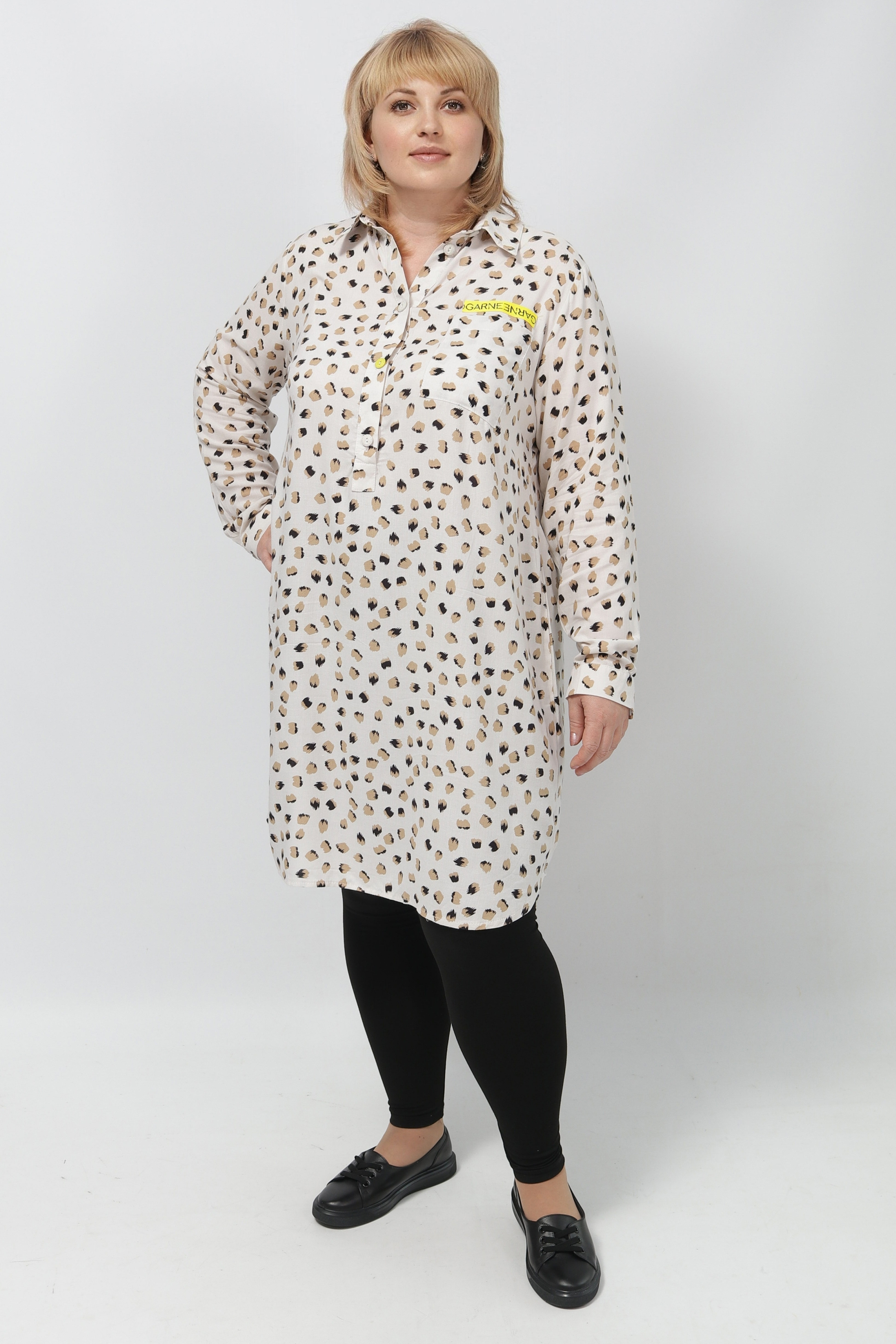 Сукня міні штапель в різних принтах супер батал