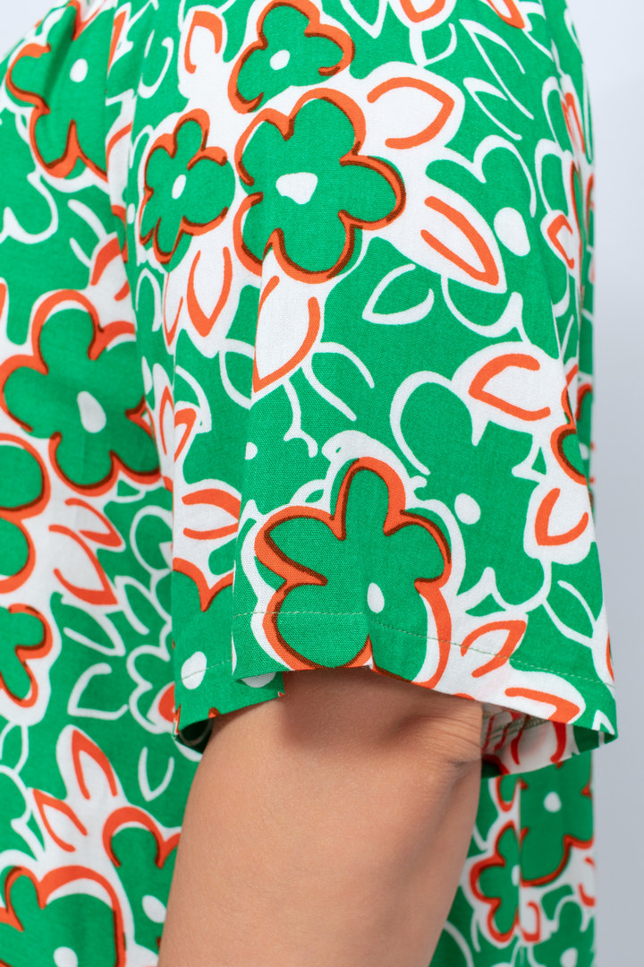 Яскрава сукня міні зі штапелю в різних кольорах супер батал