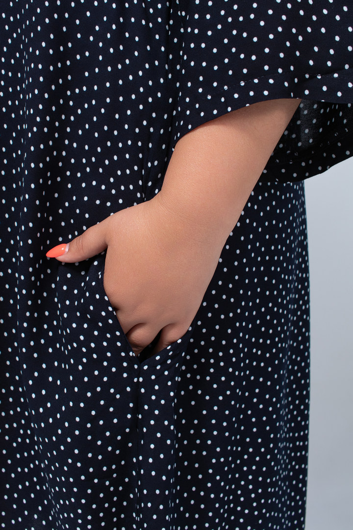 Легкое платье мини с принтом из штапеля в разных цветах супер батал