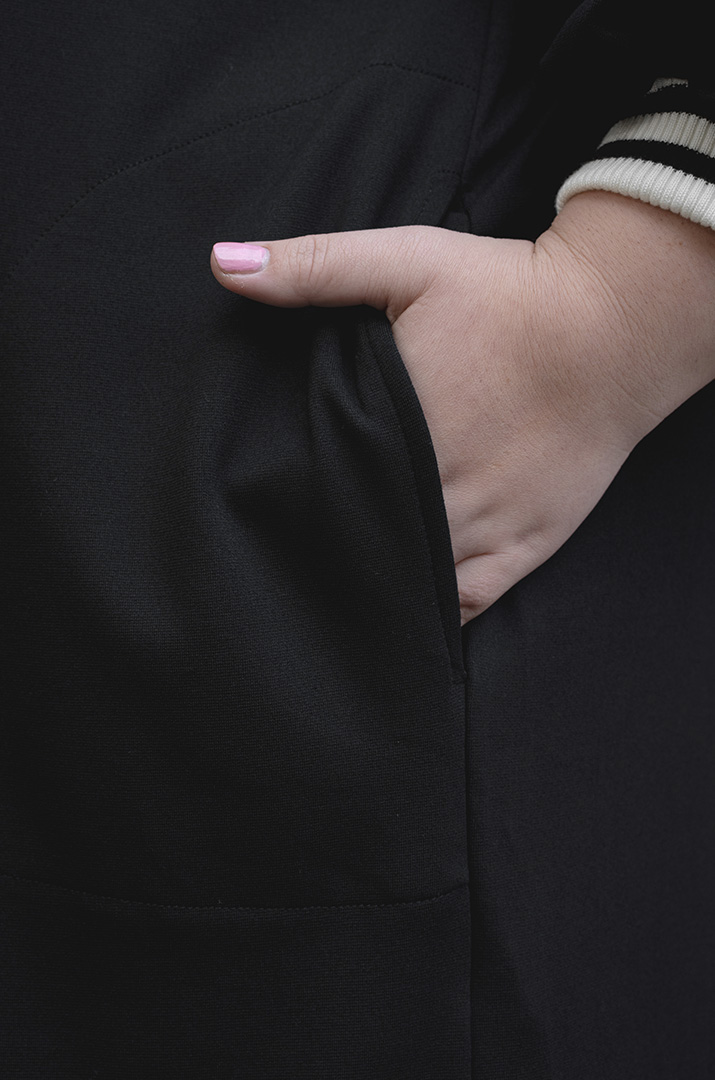 Сукня міді у стилі спорт шик батал