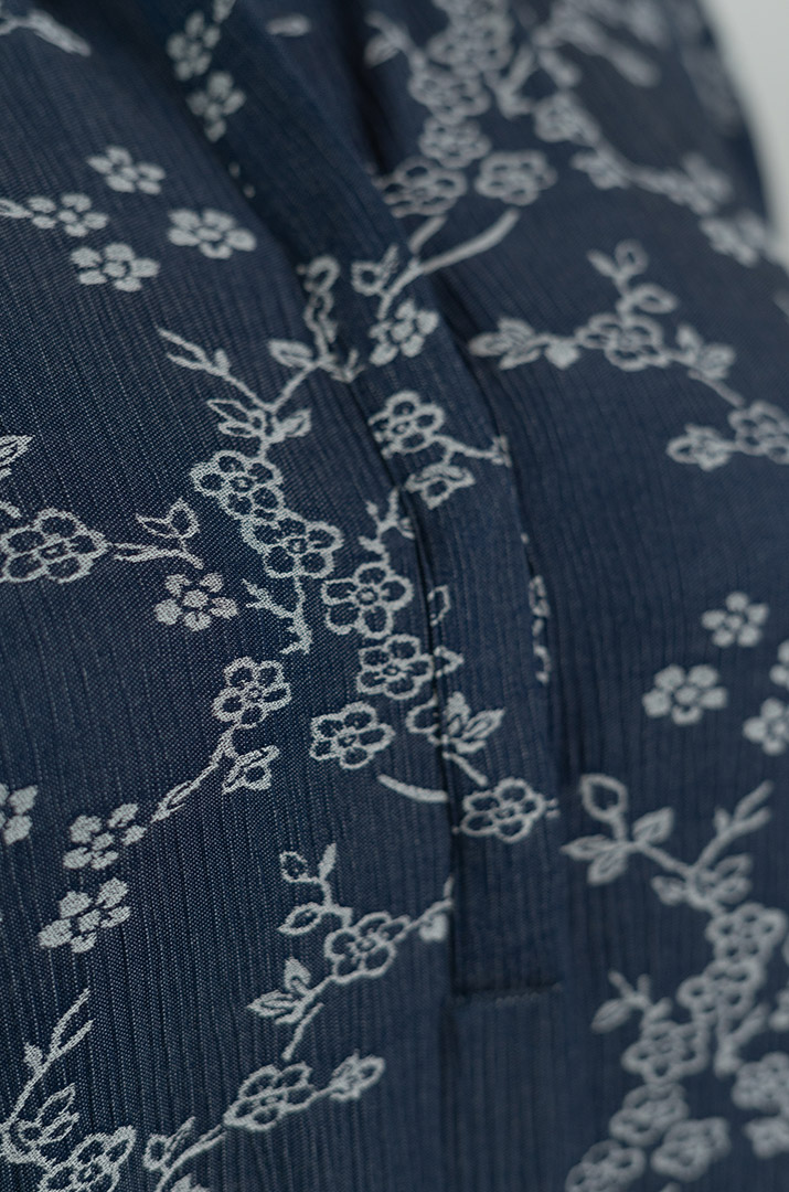 Сукня максі в принт мільфльор великих розмірів