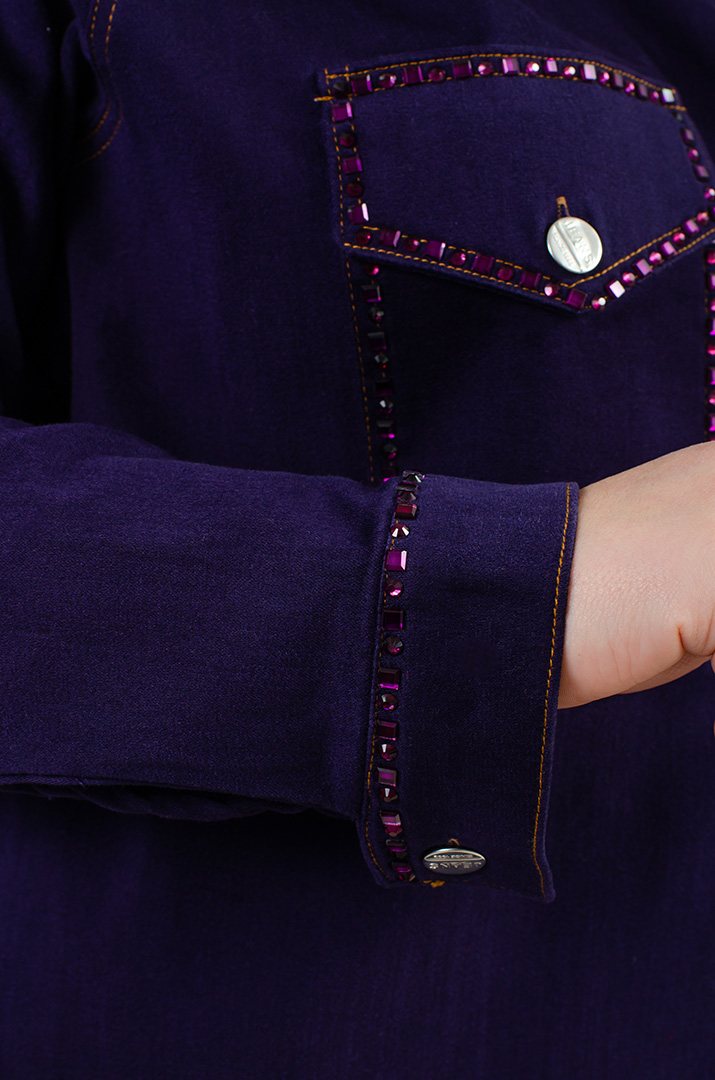 Сукня міні з декором із бісеру великих розмірів