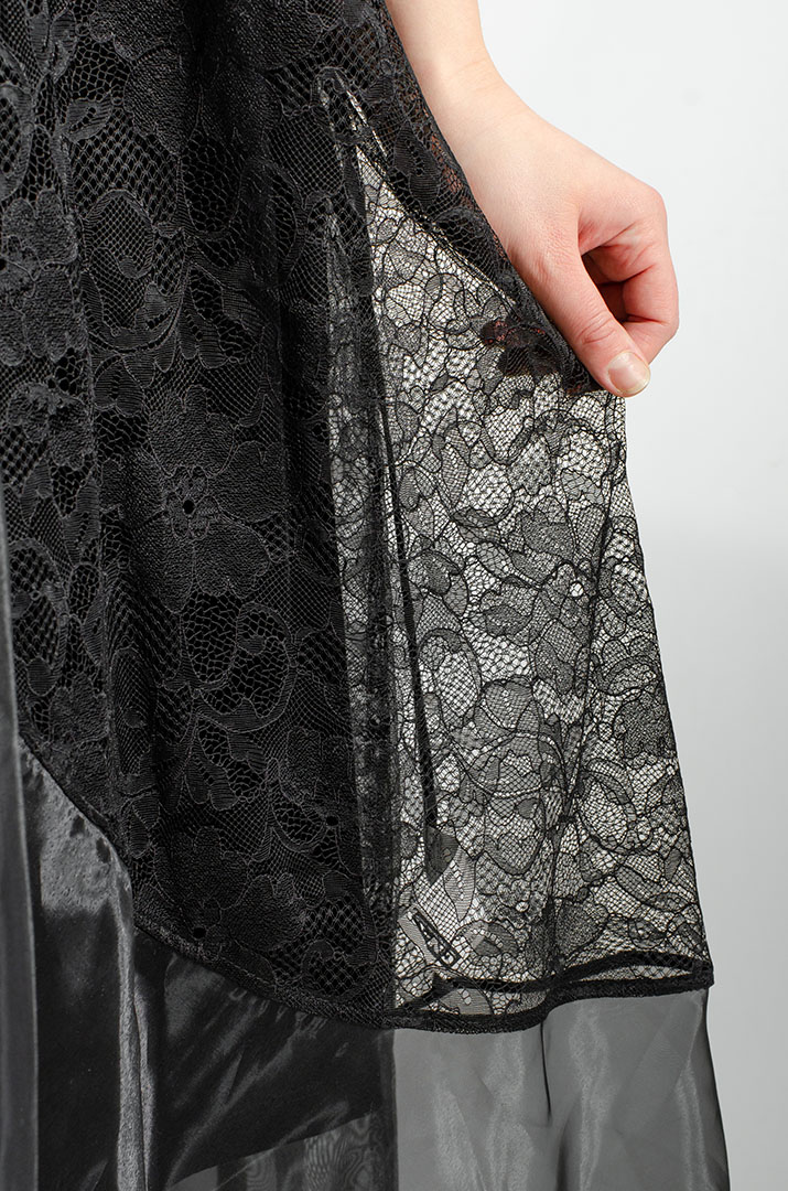 Платье-двойка миди больших размеров