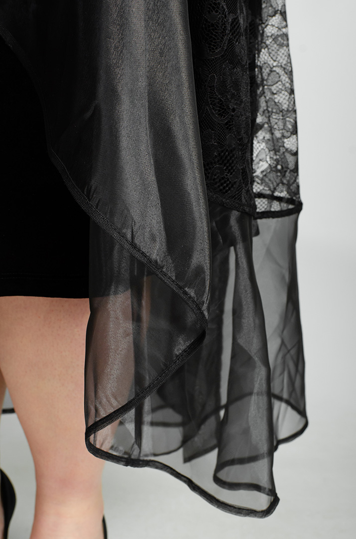 Платье-двойка миди больших размеров