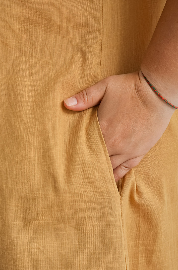 Сукня максі на ґудзиках великих розмірів