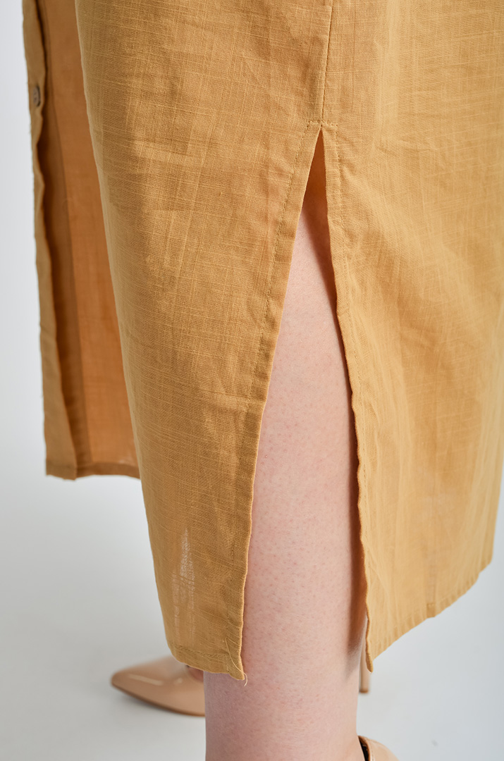 Сукня максі на ґудзиках великих розмірів