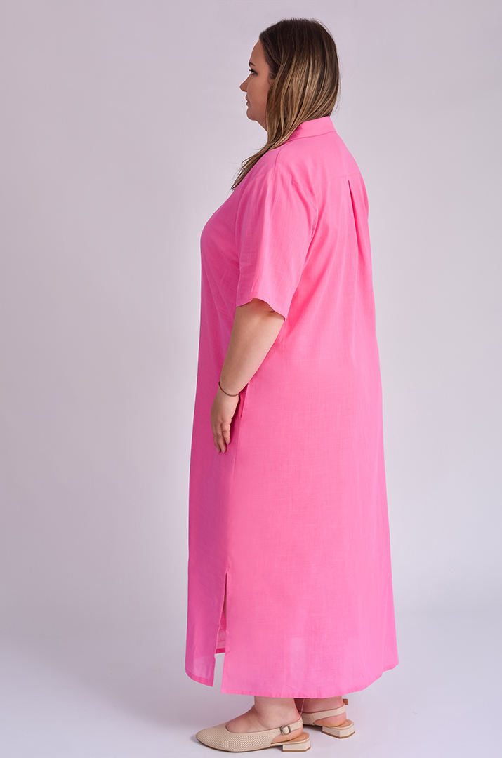 Сукня максі на ґудзиках великих розмірів