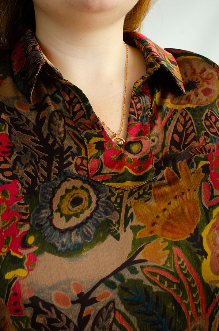 Сукня-двійка максі в принт великих розмірів