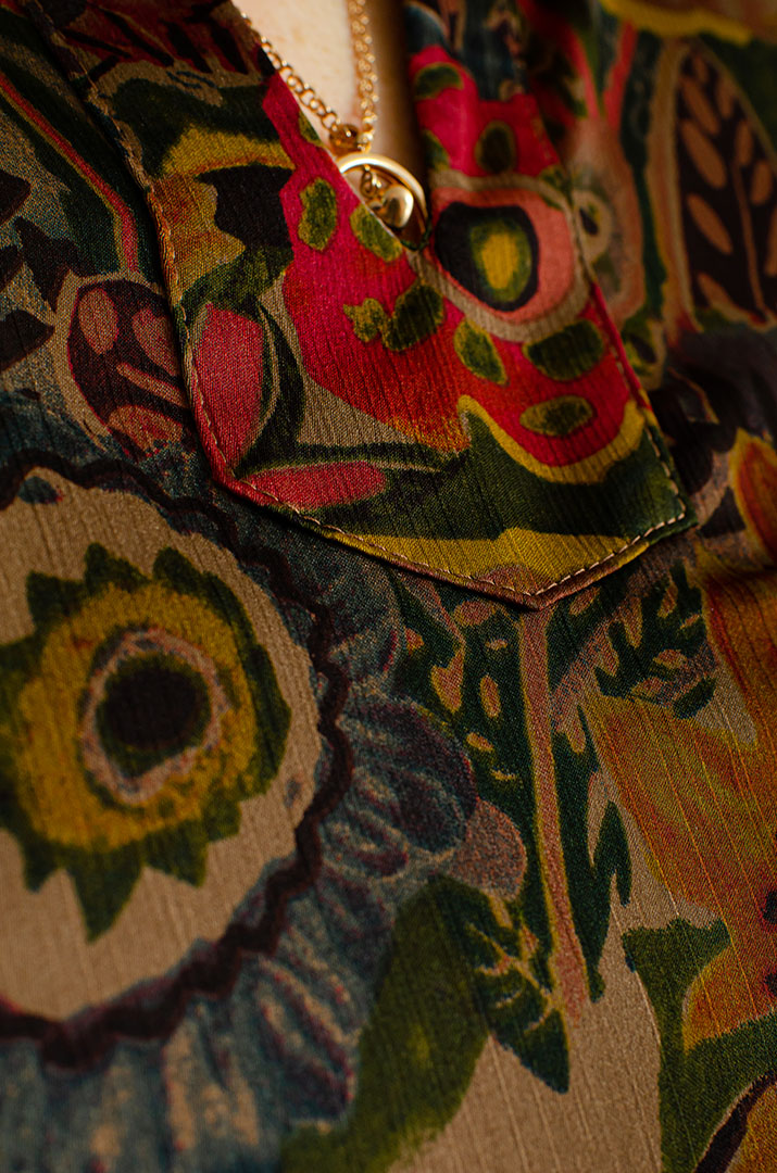 Сукня-двійка максі в принт великих розмірів