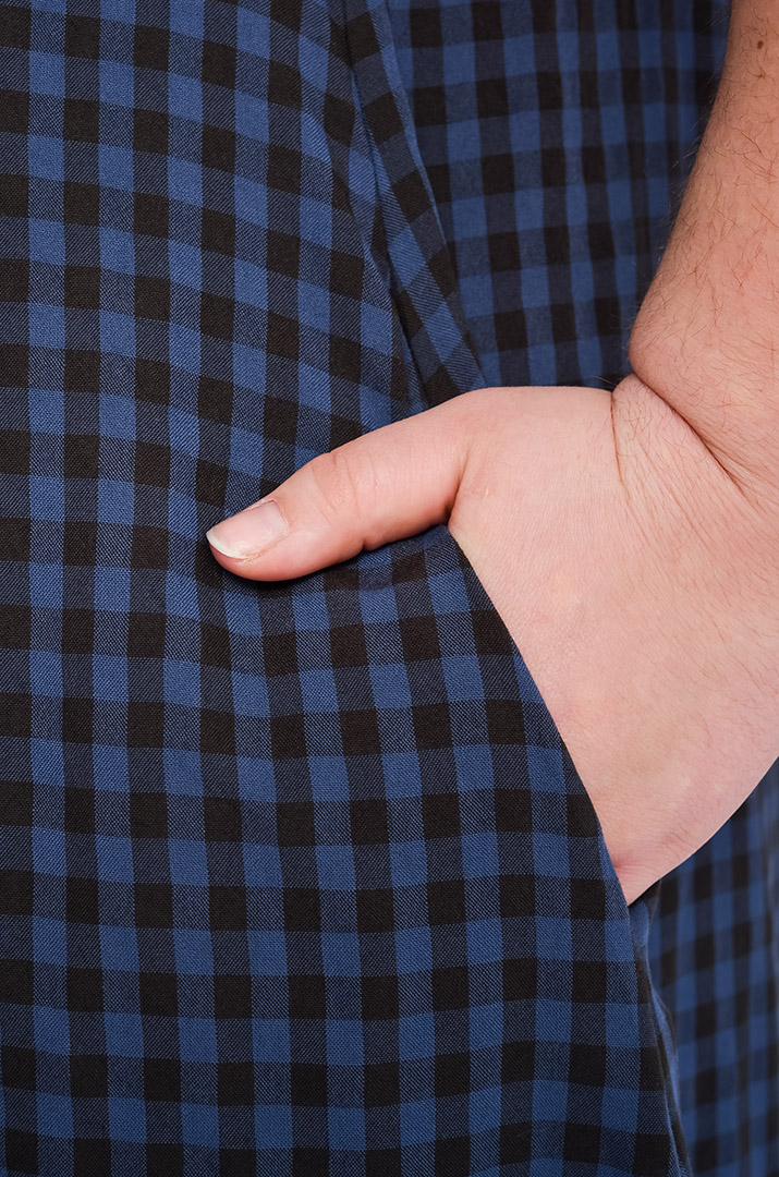 Сукня міді в клітинку великих розмірів