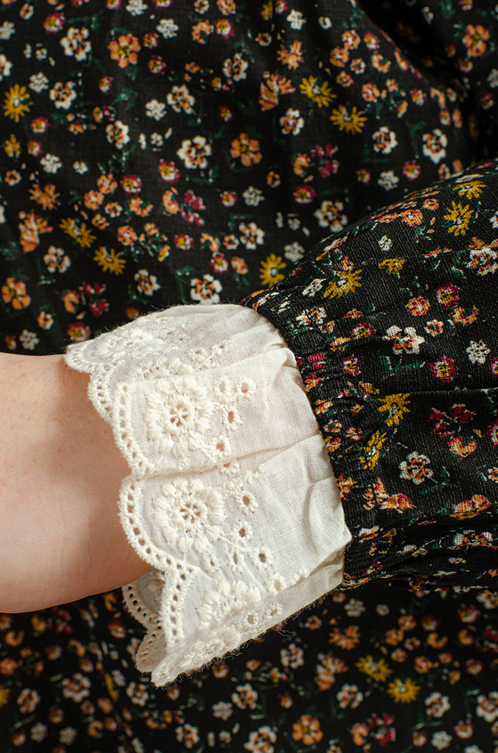 Платье макси в принт мильфлер с воротником больших размеров