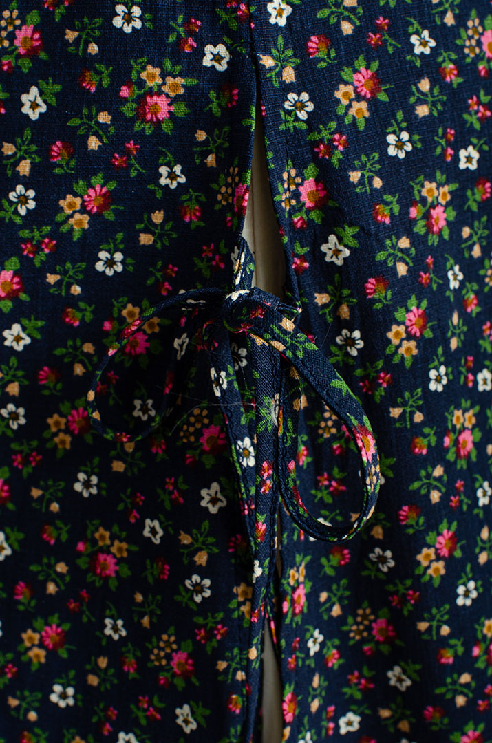 Платье макси в принт мильфлер с воротником больших размеров