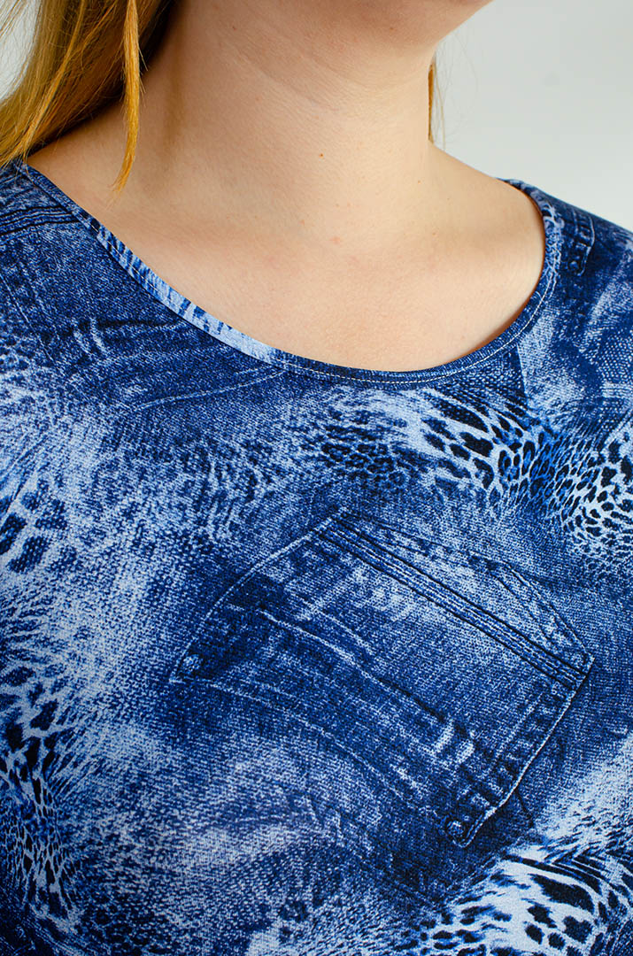 Сукня максі в принт великих розмірів